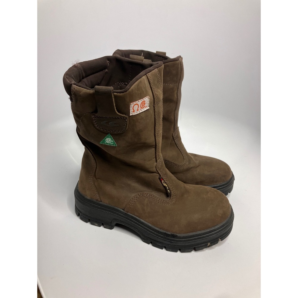 Cofra Roughneck Work Boots Mens EU 36 Brown Good Steel Toe CSA EH Pull On Boots